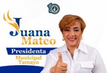 Alcaldesa Juana anuncia aspiraciones a presidir PRM en Tamayo.