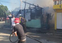 Familia queda en intemperie con incendio de vivienda en Neyba.