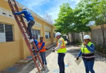Infraestructura Escolar establece ruta para intervenir 83 escuelas con impermeabilización de techos en la región sur